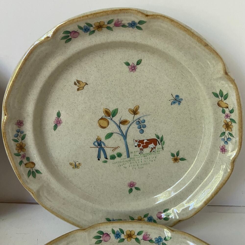 International Table works Heartland Village (3) Salad Plate 7 5/8" Stoneware - Picture 2 of 9